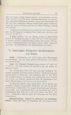 11. Vereinigtes Königreich Großbritannien und Irland