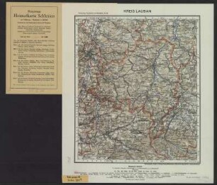 Karte von Luban (ehem. Lauban in Niederschlesien), 1:150 000, Mehrfarbendruck, um 1927 : 23 : Kreis Lauban. - 1:150 000. - Braunschweig, Berlin : Westermann; Flemming u. Wiskott , [1938]. - 1 Kt. : Kupferst. ; 31 x 26 cm