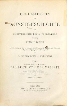 Das Buch von der Malerei : nach dem Codex Vaticanus (Urbinas) 1270 ; in 3 Bänden, [4]. Deutsche Ausgabe nach dem Codex Vaticanus 1270