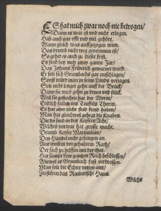 Es hat mich zwar noch nie betrogen/ Dann es war ist und nicht erlogen ...