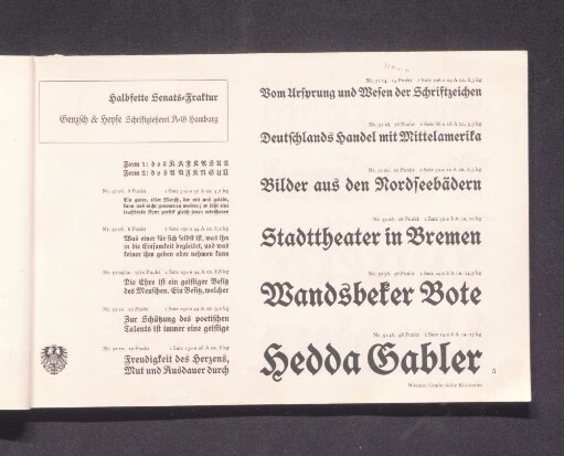 Halbfette Senats-Fraktur