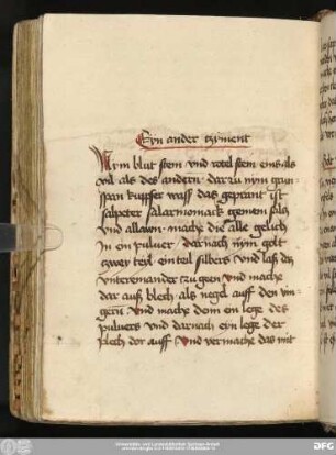 [Alchemistische Rezepte]