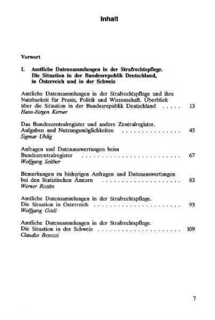 7-10, Inhaltsverzeichnis