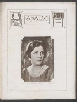 [Fotografía de] Sra. Lulu Castellanos de Pascual