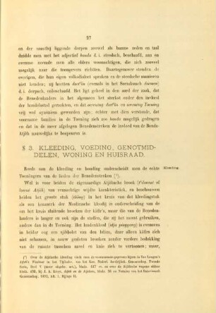 § 3. Kleeding, voeding, genotmiddelen, woning en huisraad