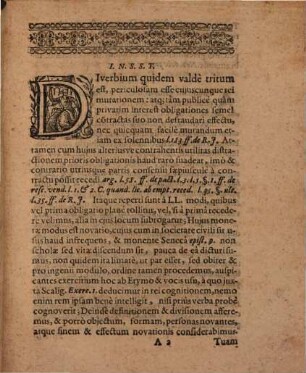 Disp. iur. de novatione