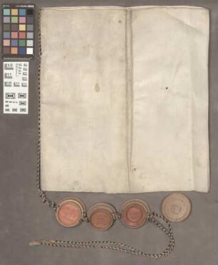 Butzbach: Vertrag zwischen Landgraf Ludwig den Älteren zu Hessen, Hermann Adolph und Johann Albrecht, Gevattern, Grafen zu Solms, 1. die Abteilung...