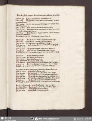 Hec est tabula omnium sermonum contentorum hoc in volumine