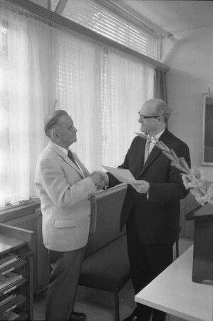 Verabschiedung des Leiters der Engelbert-Bohn-Handelsschule Oberstudiendirektor Siegfried Stolzenberger
