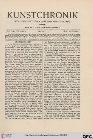 Heft 6 (20. November 1908)