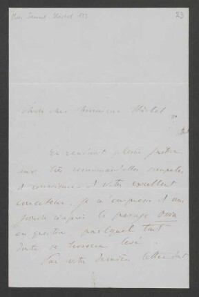 Brief an Hermann Härtel : 26.01.1852
