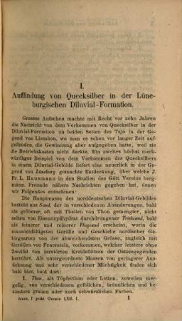 Journal für praktische Chemie : practical applications and applied chemistry ; covering all aspects of applied chemistry, 62. 1854