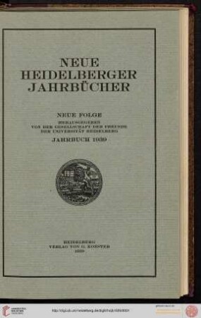 N.F.: Neue Heidelberger Jahrbücher