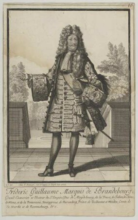 Bildnis des Frideric Guillaume, Marquis de Brandenbourg