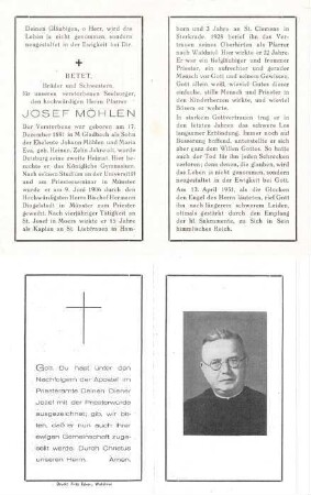 Möhlen, Josef