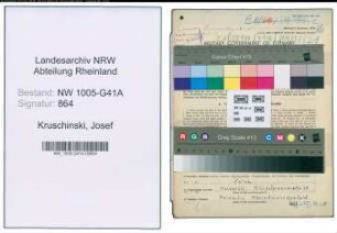 Entnazifizierung Josef Kruschinski , geb. 05.03.1913 (Bahnpolizist)