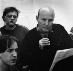 Hans Werner Henze (1926-2012; Komponist, Dirigent). Köln. November 1985