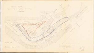 Schloßbrunnkolonnade, Karlsbad: Lageplan 1:500