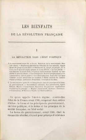 Les bienfaits de la révolution française