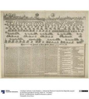 Kurze Relation u. Entwurf der Römisch Kaiserlichen Majestät Leopold zu Nürnberg gehaltenen Einzug