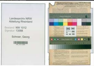 Entnazifizierung Georg Schroer , geb. 30.01.1876 (Landwirt)