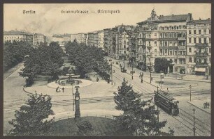 Ansichtskarte „Grimmstrasse – Grimmpark“ [1/2]