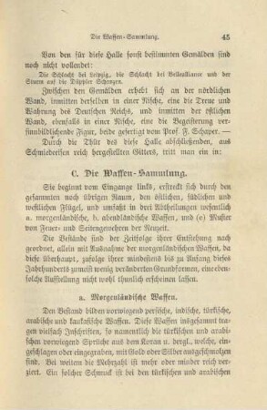 C. Die Waffen-Sammlung