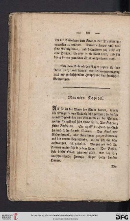 Neuntes Kapitel