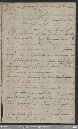 Eigenh. Brief mit Nachschrift von Schlegel, Karl August Moritz [dat. Hannover, 14.10.1791] von Henriette Ernst an August Wilhelm von Schlegel, Hannover, 12.10.1791
