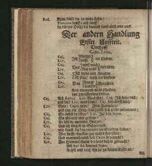 Der andern Handlung