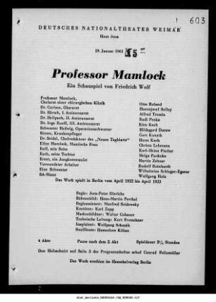 Professor Mamlock
