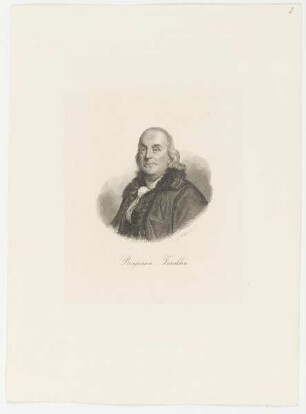 Bildnis des Benjamin Franklin