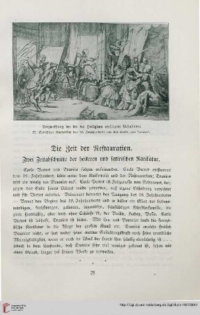 Die Zeit der Restauration. Zwei Zeitabschnitte der heiteren und satirischen Karikatur