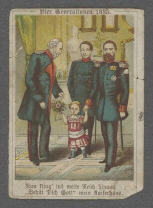 Vier Generationen 1885.