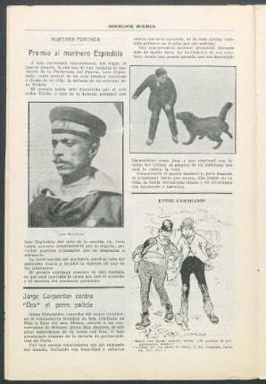 Jorge Carpentier contra "Dax", el perro policía