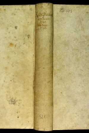 Ratsprotokolle, 1745 Juli 26. - 1746 Juli 21.