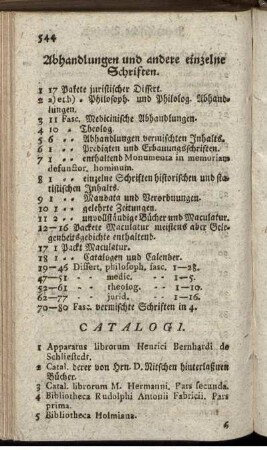 Catalogi.