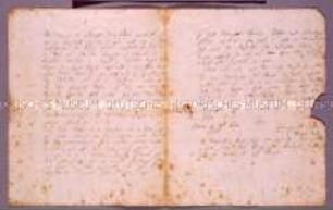 Brief des Peter Daniel Ludwig Hauschild an seine Eltern; Berlin, 19. Februar 1813