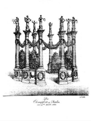 Tafel: Die Ehrenpforte in Berlin am 28ten Novbr. 1825