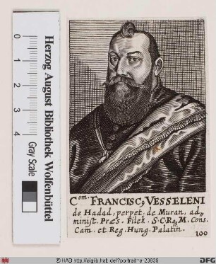 Bildnis Ferenc [Franz] Graf Wesselényi