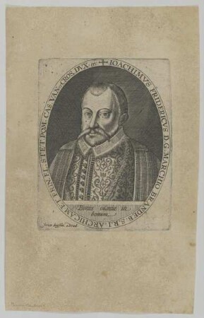 Bildnis des Ioachimvs Fridericvs Marchio Brandeb.