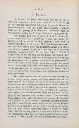 D. Woning