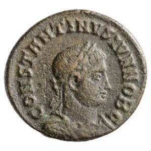 Münze, Follis, Aes 3, 325 - 326 n. Chr.