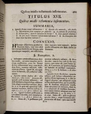 Titulus XVII. Quibus modis testamenta infirmentur