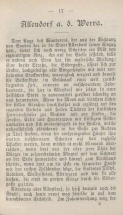 Allendorf a. d. Werra.