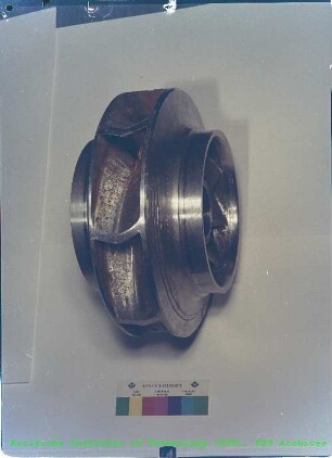 Bauteil der Abteilung Reaktorbetrieb (RB) im Pumpensystem des Forschungsreaktors 2 (FR 2)