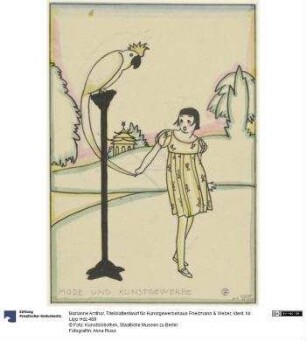 Titelblattentwurf für Kunstgewerbehaus Friedmann & Weber
