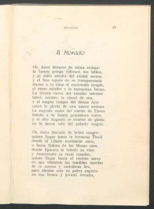 A Horacio
