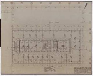 Physikalische Institute der Universität Köln: 1. Physik Grundriss OG, 1:100