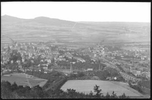 Löbau. Blick auf Löbau vom Löbauer Berg